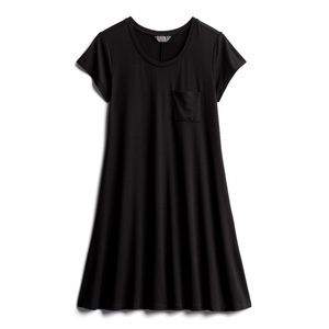 Black t-shirt dress